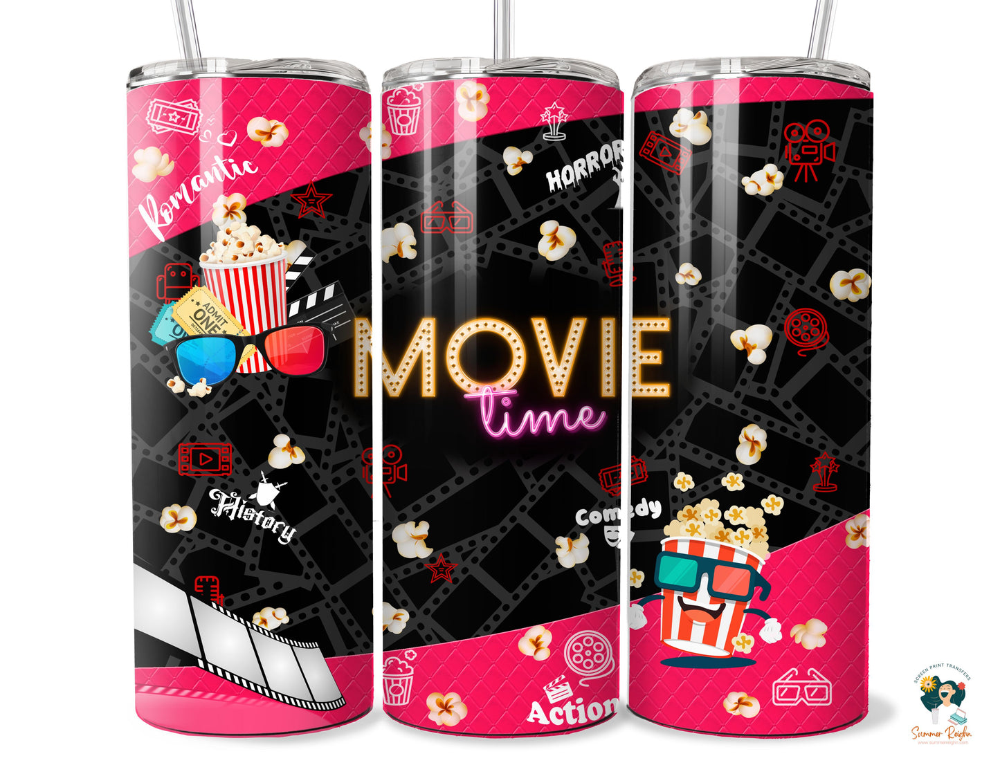 Movie Time Tumbler